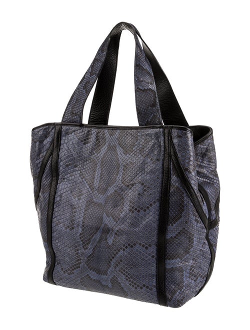 Carlos Falchi Snakeskin Shoulder Bag