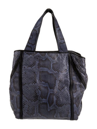 Carlos Falchi Snakeskin Shoulder Bag