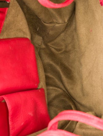 Carlos Falchi Snakeskin Bucket Bag