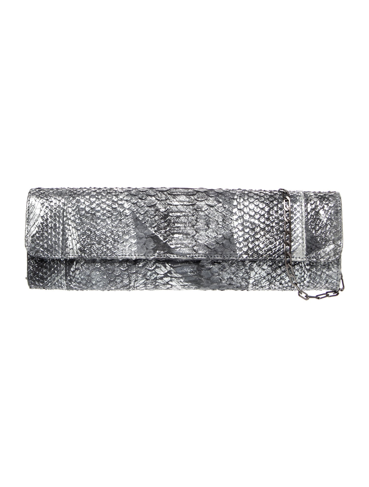 Carlos Falchi Snakeskin Clutch