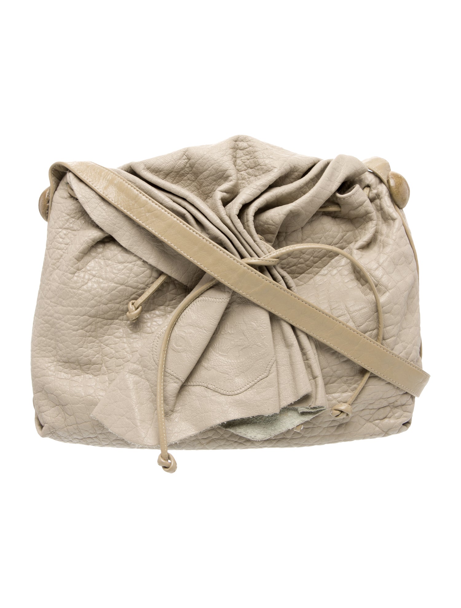 Carlos Falchi Leather Shoulder Bag Vintage