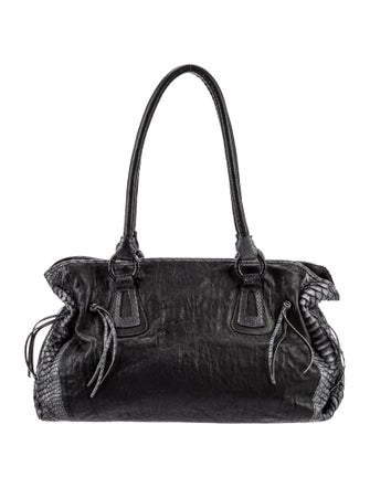 Carlos Falchi Leather Shoulder Bag