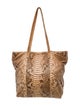 Carlos Falchi Snakeskin Tote