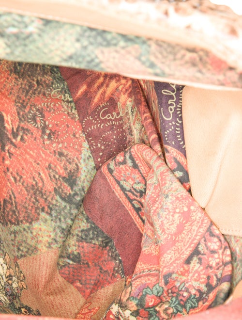 Carlos Falchi Snakeskin Tote