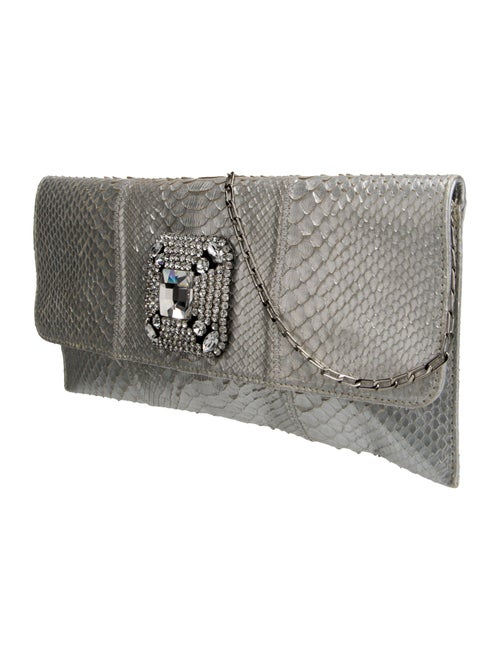Fatto a Mano by Carlos Falchi Python Clutch