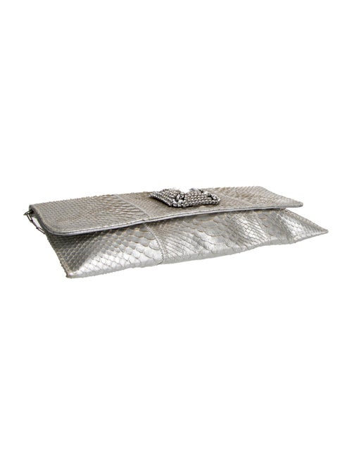Fatto a Mano by Carlos Falchi Python Clutch