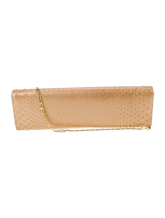 Carlos Falchi Snakeskin Clutch