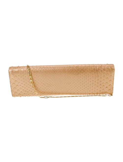 Carlos Falchi Snakeskin Clutch