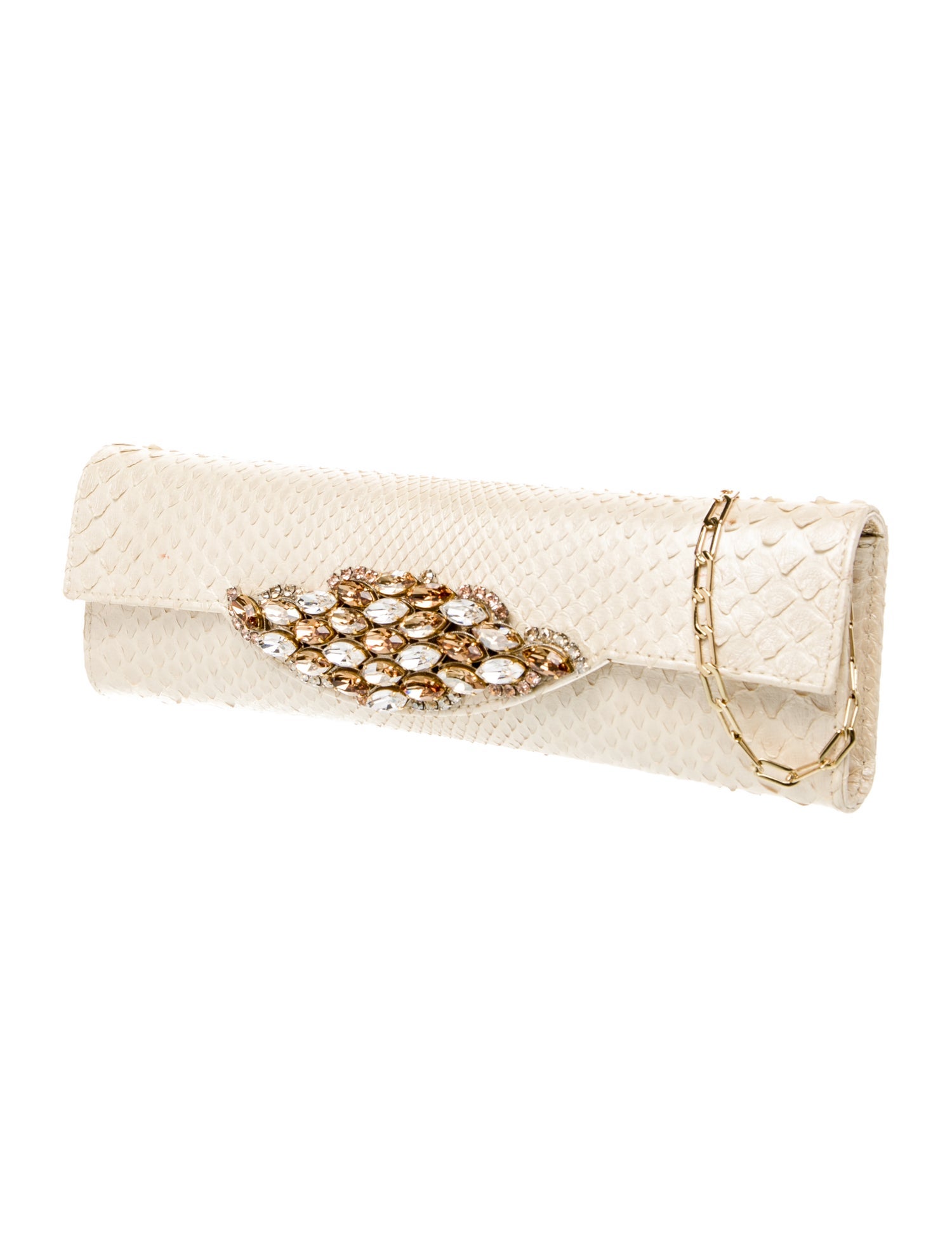 Carlos Falchi Snakeskin Shoulder Bag