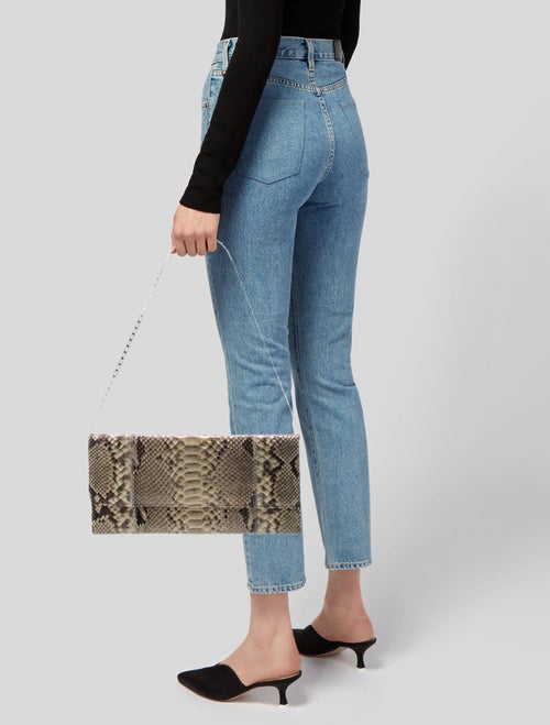 Carlos Falchi Python Shoulder Bag