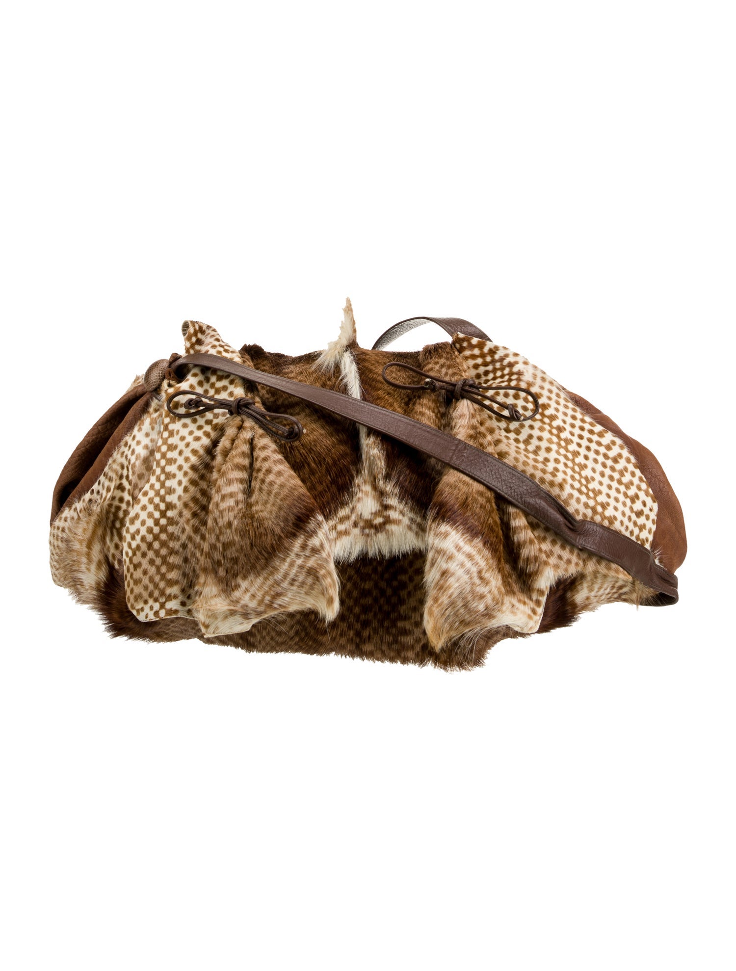 Carlos Falchi Fur Clutch Vintage