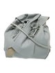 Carlos Falchi Leather Bucket Bag