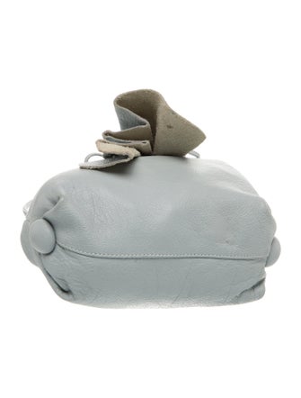 Carlos Falchi Leather Bucket Bag