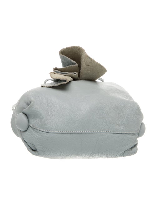 Carlos Falchi Leather Bucket Bag