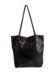 Carlos Falchi Embossed Leather Shoulder Bag
