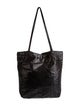 Carlos Falchi Embossed Leather Shoulder Bag
