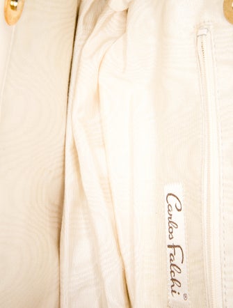 Carlos Falchi Snakeskin Clutch