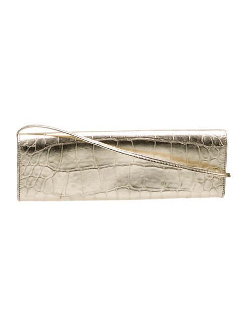 Carlos Falchi Embossed Leather Shoulder Bag