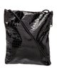 Carlos Falchi Patent Leather Bucket Bag