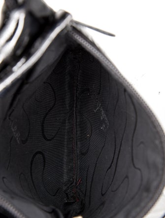 Carlos Falchi Patent Leather Bucket Bag