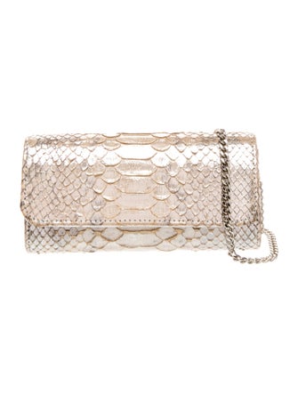 Carlos Falchi Snakeskin Clutch