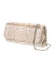 Carlos Falchi Snakeskin Clutch