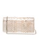 Carlos Falchi Snakeskin Clutch