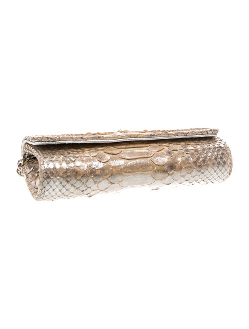 Carlos Falchi Snakeskin Clutch
