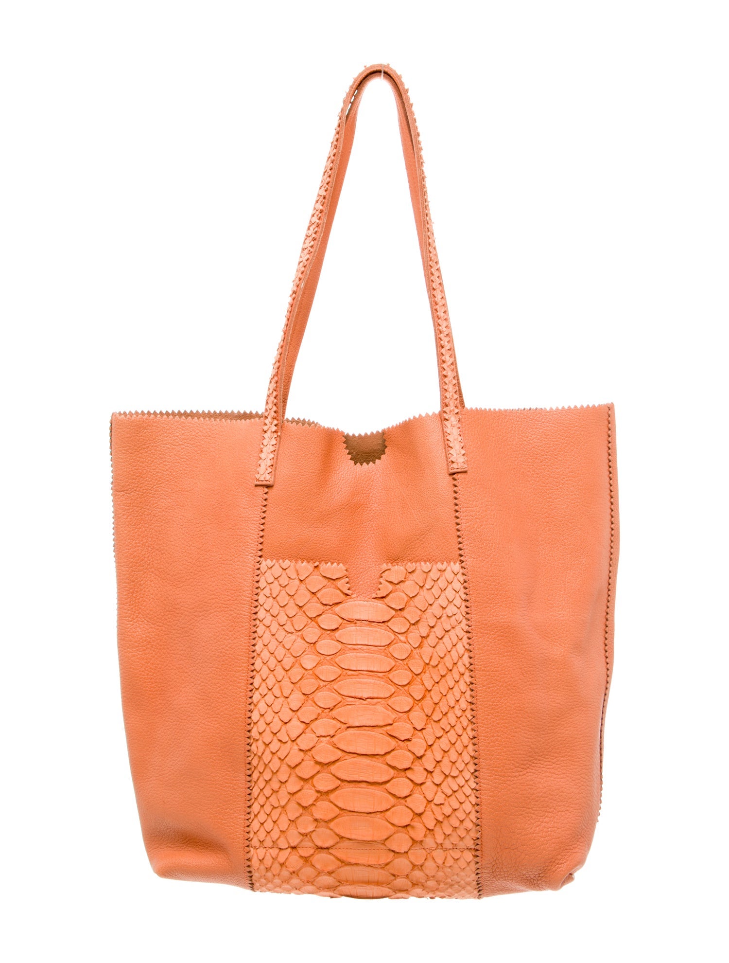 Carlos Falchi Leather Shoulder Bag