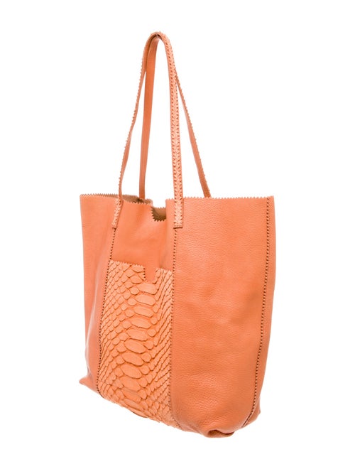 Carlos Falchi Leather Shoulder Bag