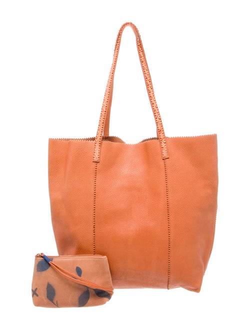 Carlos Falchi Leather Shoulder Bag