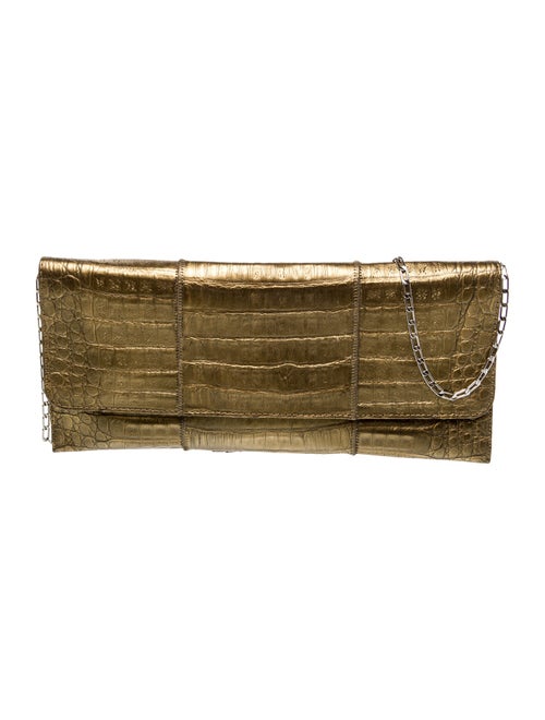 Carlos Falchi Crocodile Shoulder Bag