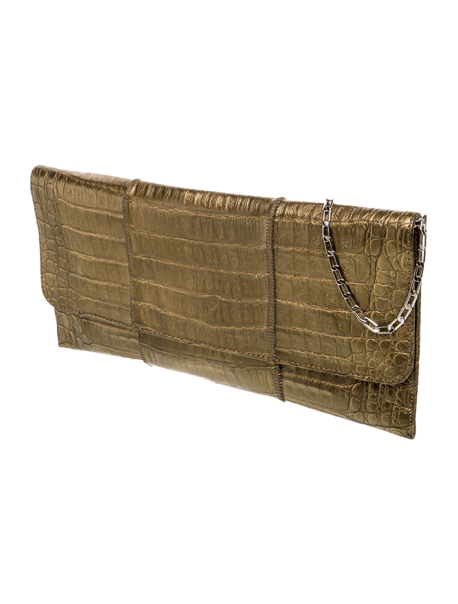 Carlos Falchi Crocodile Shoulder Bag
