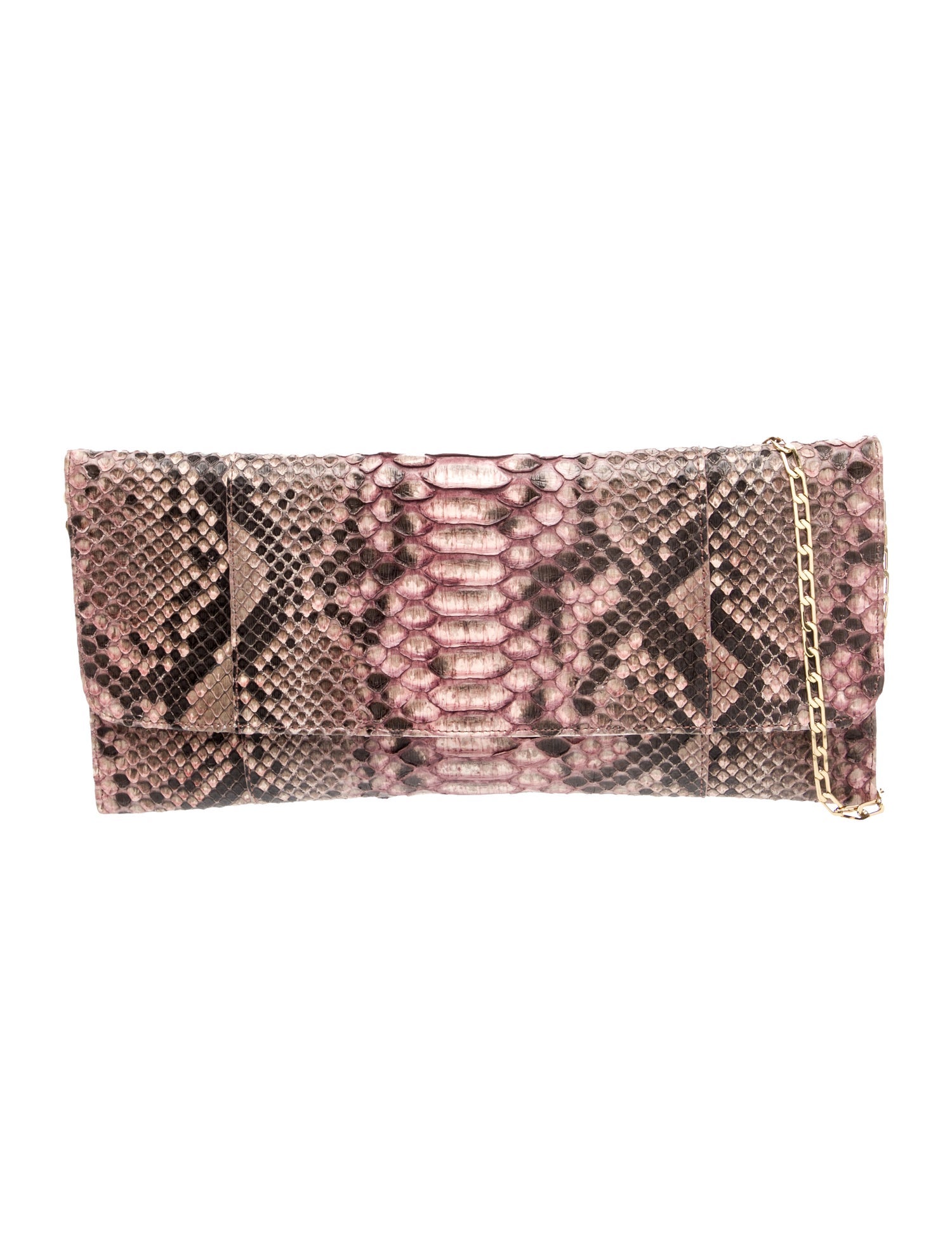 Carlos Falchi Snakeskin Shoulder Bag