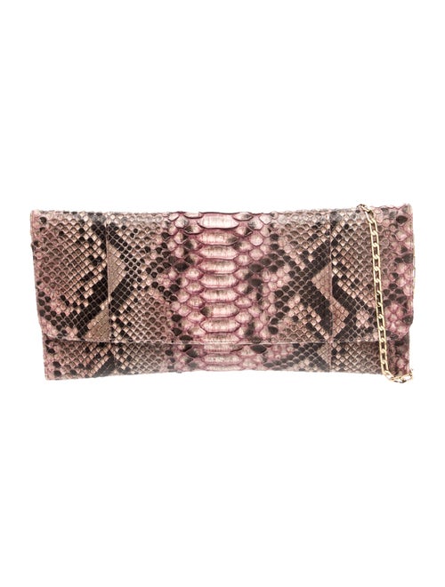 Carlos Falchi Snakeskin Shoulder Bag