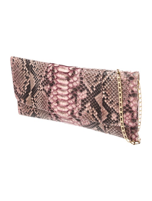 Carlos Falchi Snakeskin Shoulder Bag