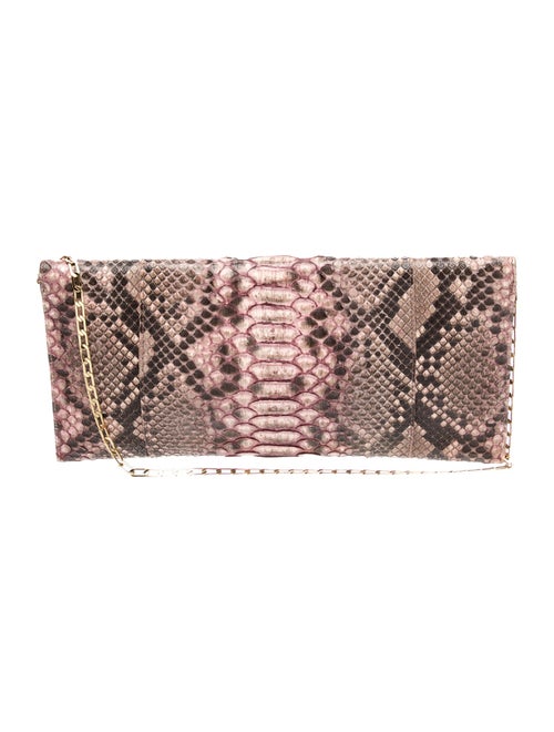 Carlos Falchi Snakeskin Shoulder Bag