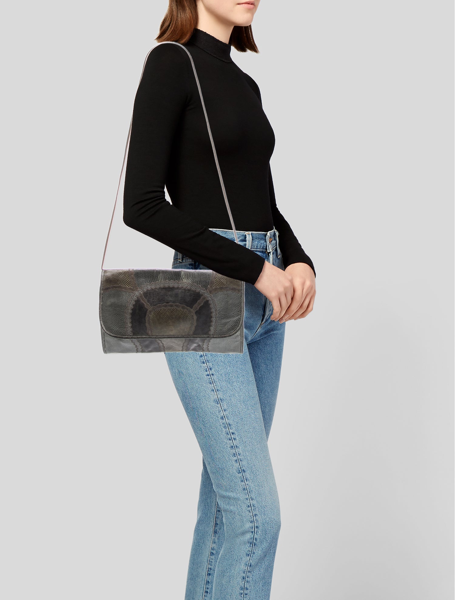 Carlos Falchi Karung Shoulder Bag