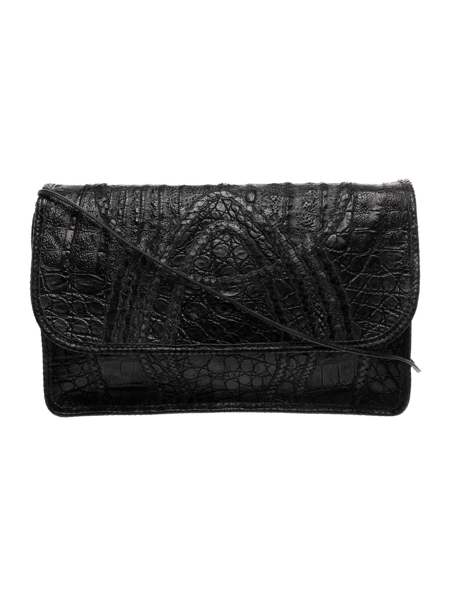 Carlos Falchi Leather Clutch