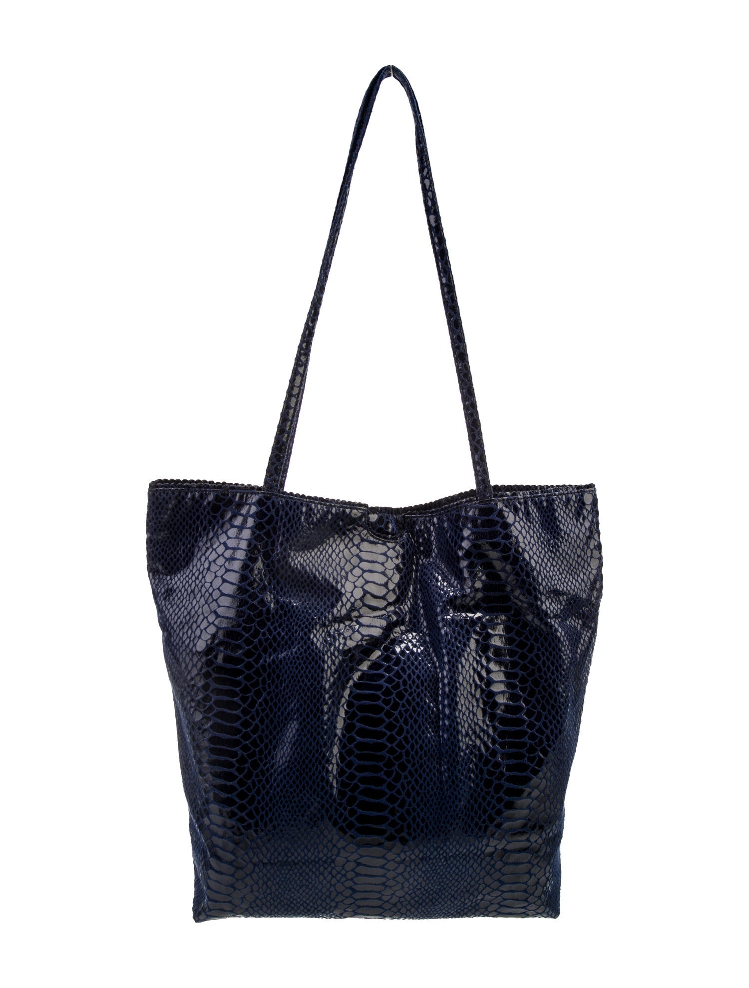 Fatto a Mano by Carlos Falchi Embossed Leather Tote