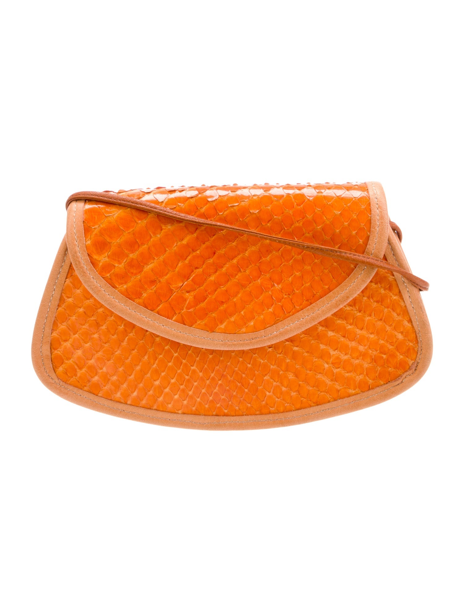 Carlos Falchi Snakeskin Crossbody Bag