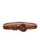 Carlos Falchi Ponyhair Belt