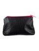 Carlos Falchi Leather Cosmetic Bag