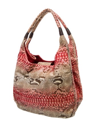 Carlos Falchi Snakeskin Hobo