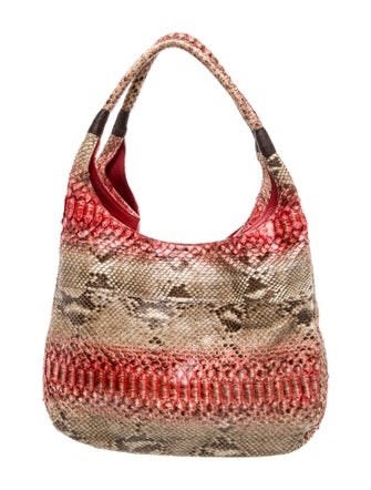Carlos Falchi Snakeskin Hobo