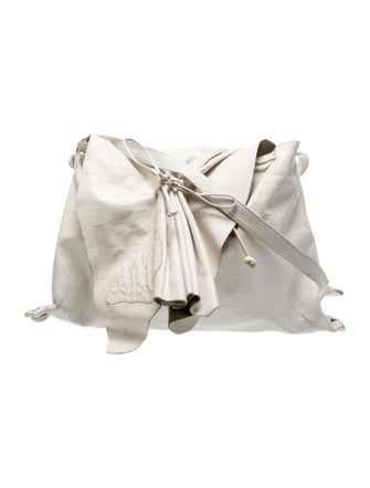 Carlos Falchi Leather Shoulder Bag