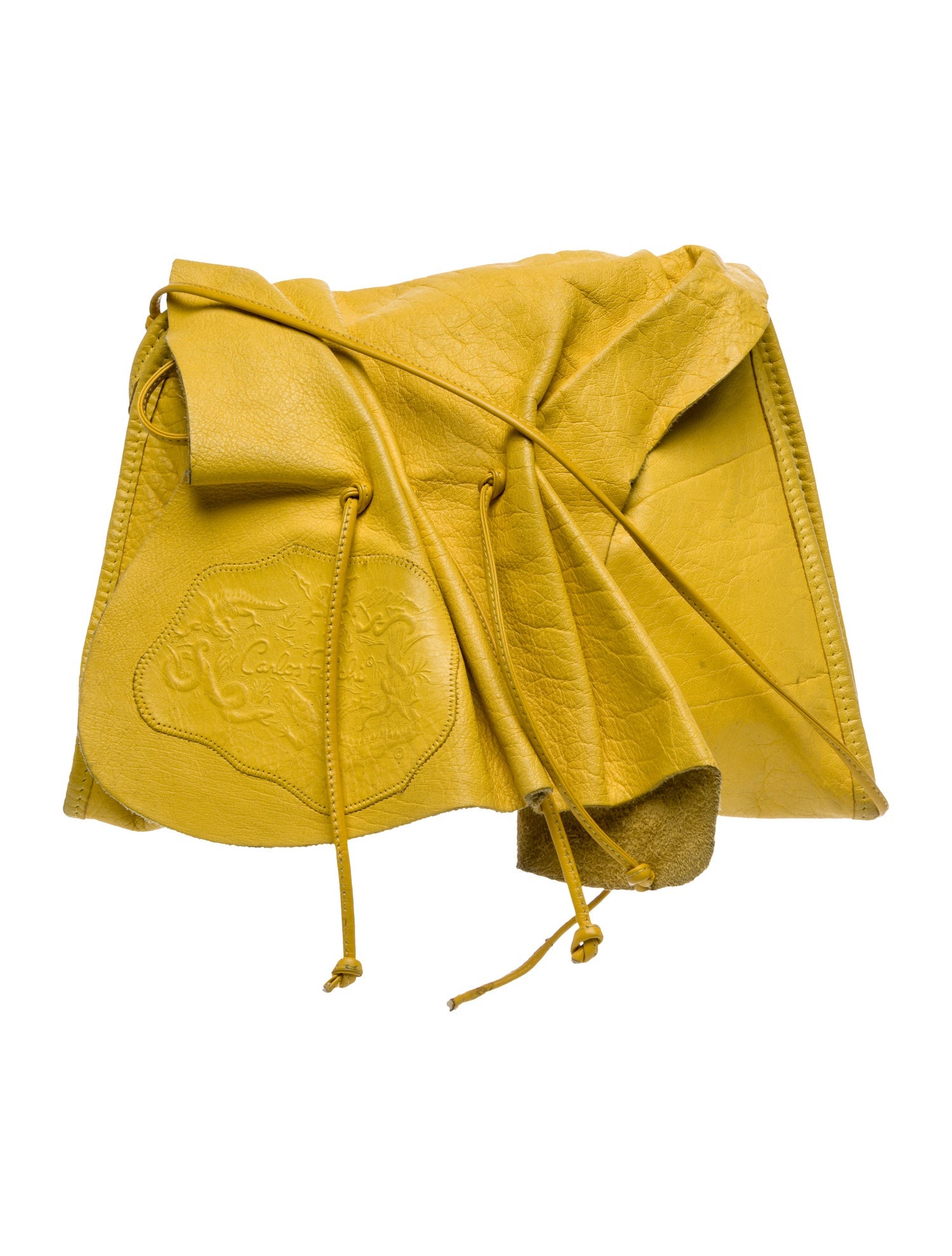 Carlos Falchi Leather Crossbody Bag