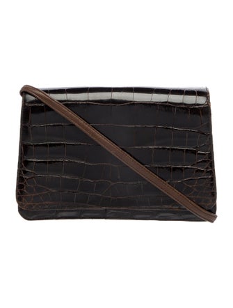 Carlos Falchi Leather Crossbody Bag
