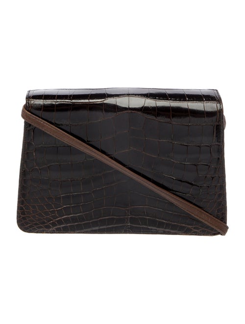 Carlos Falchi Leather Crossbody Bag