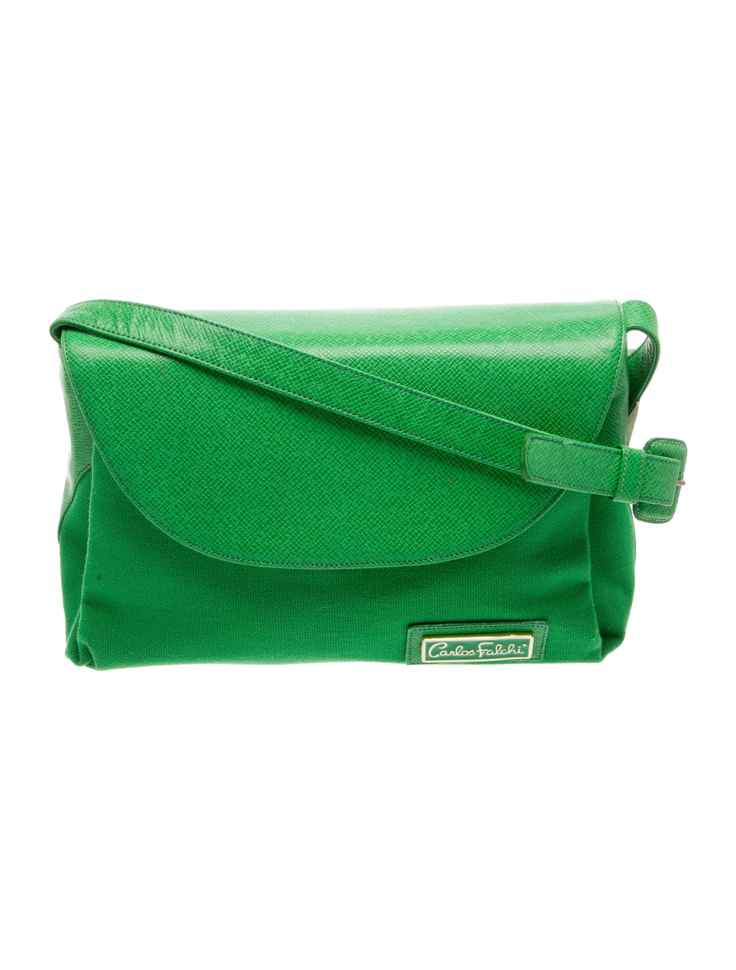 Carlos Falchi Leather Crossbody Bag